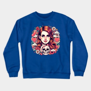 Lana Del Rey - Bones and Roses Crewneck Sweatshirt